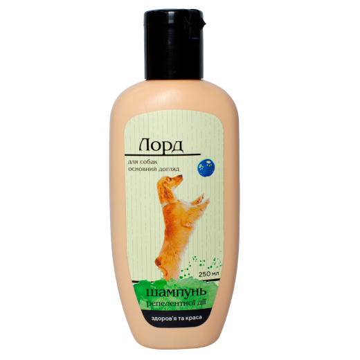 Lord repellent shampoo against fleas and ticks for dogs, 250 ml
