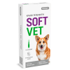 EcoVet repellent drops on the withers against flea and ticks for middle dog breeds, 4 pipettes of 1,0 ml