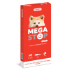 Megastop Ultra spot-on for dogs from 25 to 40 kg, 4 pipettes of 0,5 ml