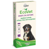 EcoVet repellent drops on the withers against flea and ticks large dog breeds, 4 pipettes of 2,0 ml