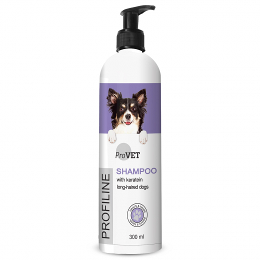 Shampoo Profiline with keratin for long-haired dogs 300 ml