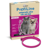 ProfiLine antiparasite collar for cats and small dog breeds, 35 cm (fuchsia)