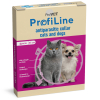 ProfiLine antiparasite collar for cats and small dog breeds, 35 cm (fuchsia)