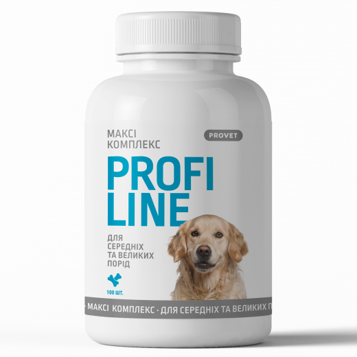 Profiline  Maxi complex for middle and large dogs 100 tabs