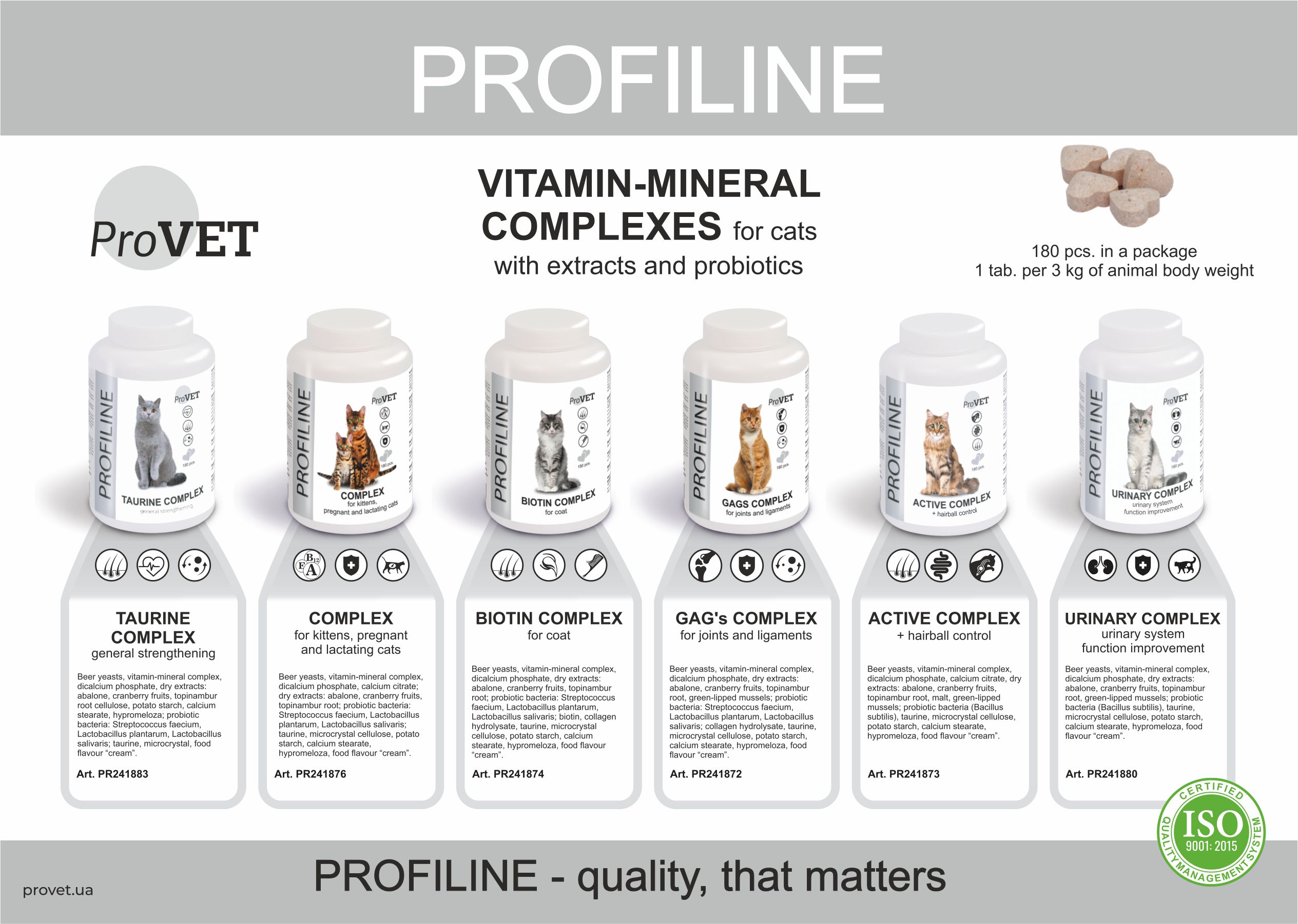 Profiline vitamins